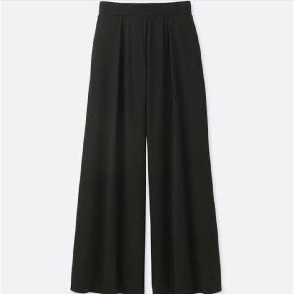 Uniqlo Black Wide Leg Pants
